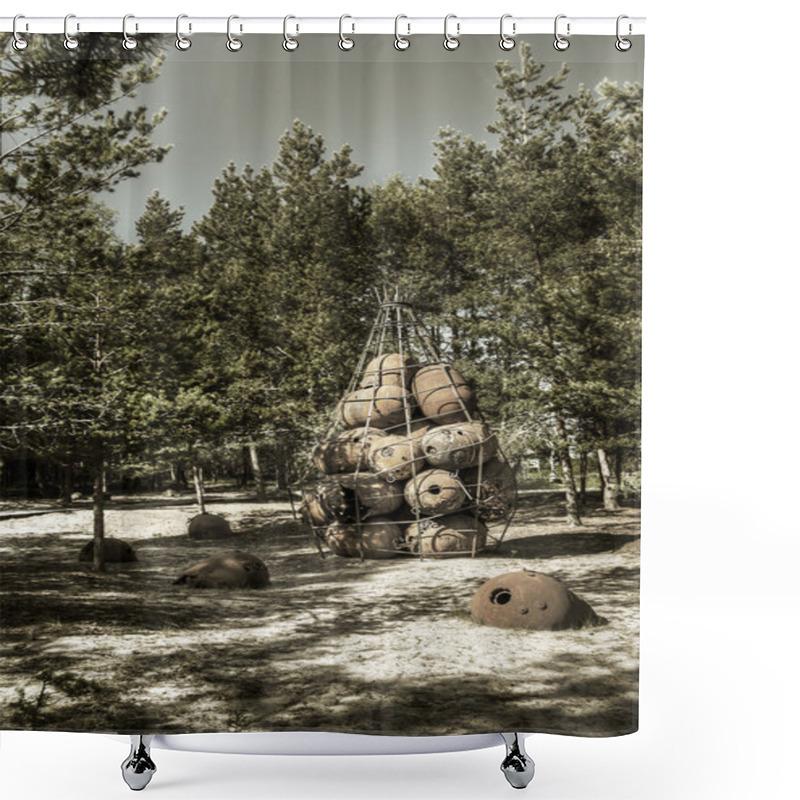 Personality  Old Mines At Naissaar, Estonia Shower Curtains