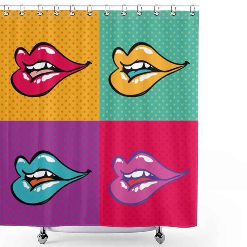 Personality  Pop Art  Shower Curtains