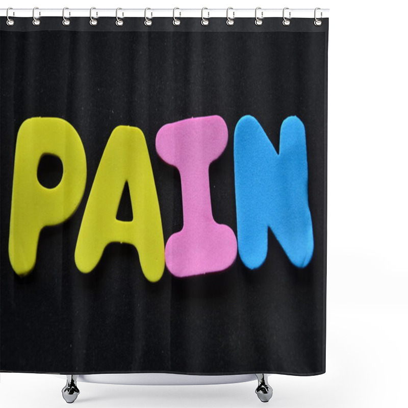 Personality  Word Pain Shower Curtains