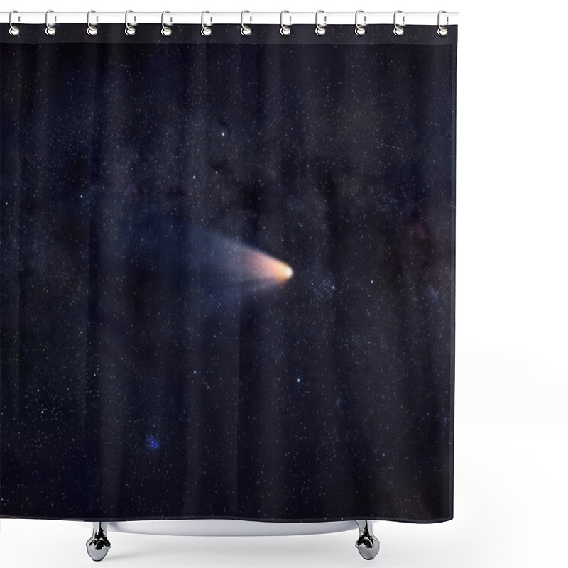 Personality  Comet In Space Shower Curtains