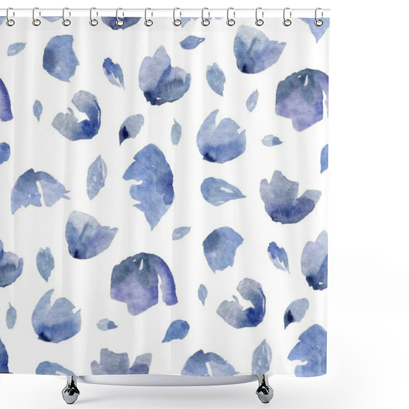 Personality  Hand Drawn Seamless Pattern Of Abstract Flowers Shower Curtains