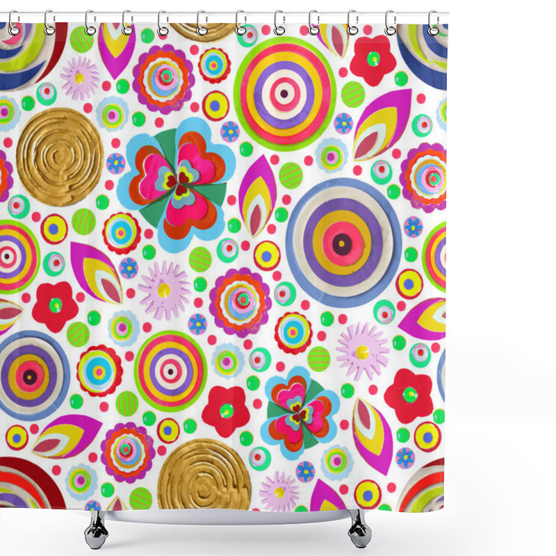 Personality  Abstract Fantasy Floral Background Shower Curtains