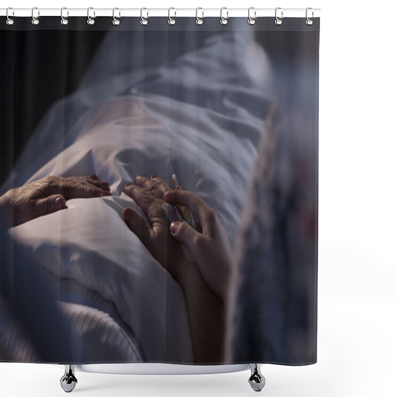 Personality  Terminally Ill Patient Shower Curtains