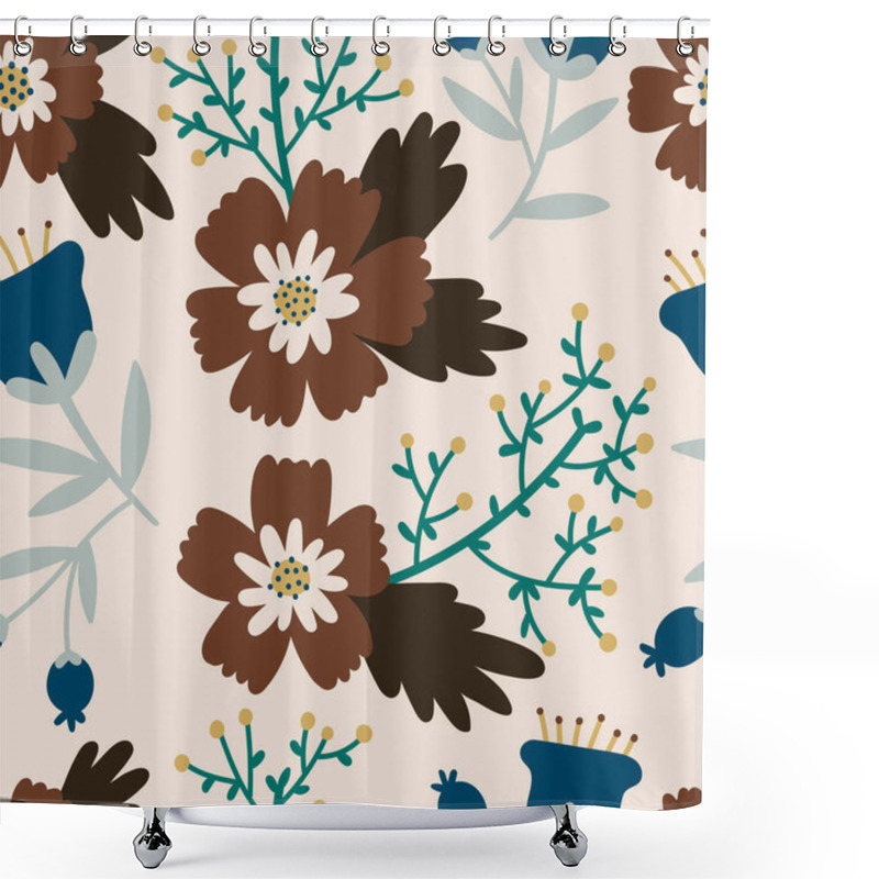 Personality  Beautiful Floral Pattern. Shower Curtains