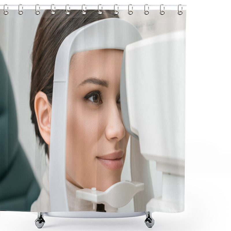 Personality  Eye Examination Shower Curtains