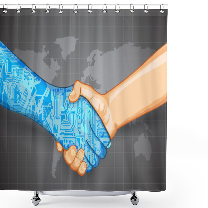 Personality  Human Technology Interaction Shower Curtains