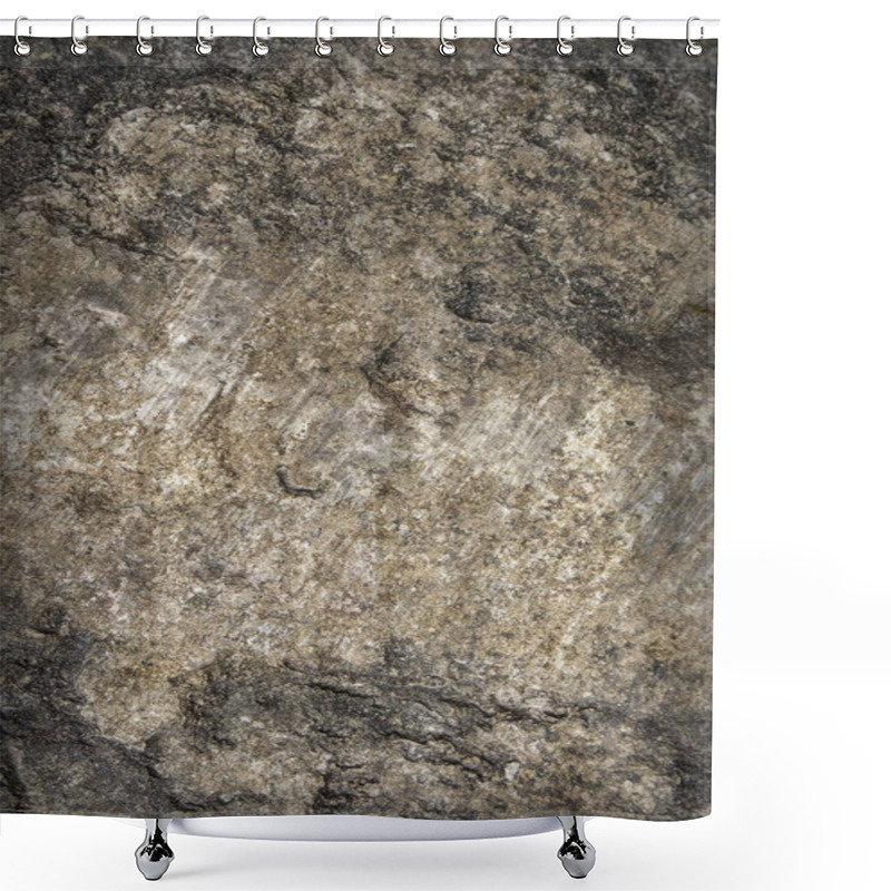 Personality  Dark Textured Stone Surface Shower Curtains