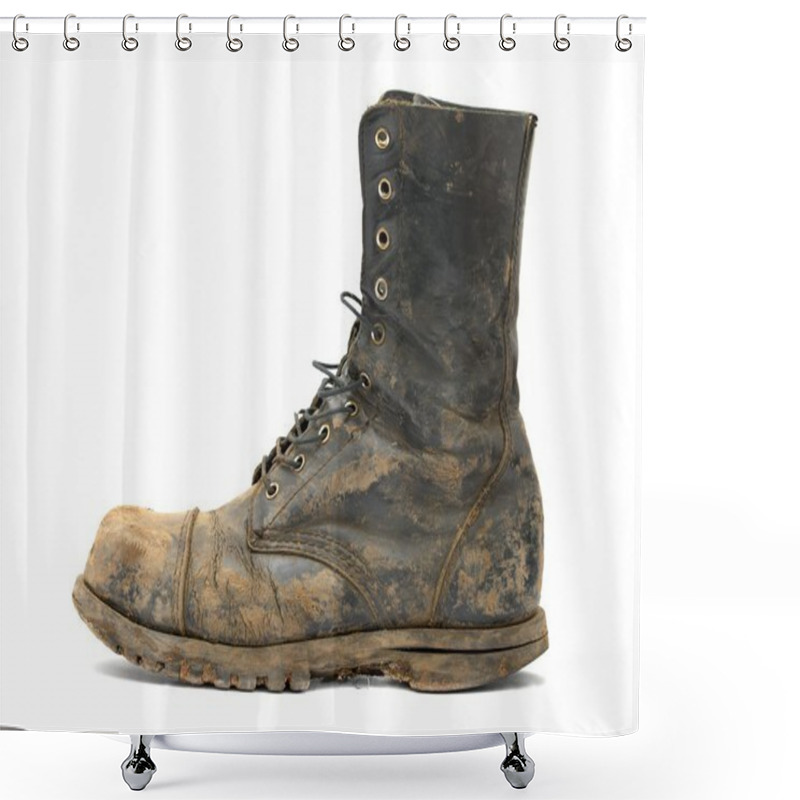 Personality  Muddy Boots Shower Curtains