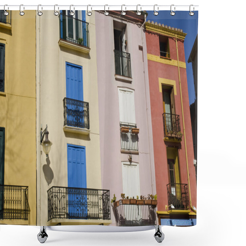 Personality  Collioure. Vermillion Coast Area. France. Shower Curtains