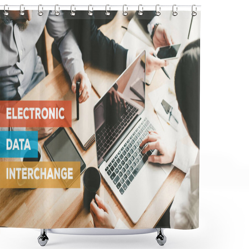 Personality  ELECTRONIC DATA INTERCHANGE CONCEPT Shower Curtains