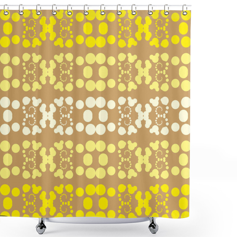 Personality  Seamless Geometric Background Shower Curtains