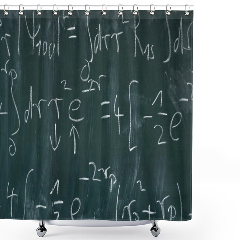 Personality  Math Blackboard Shower Curtains