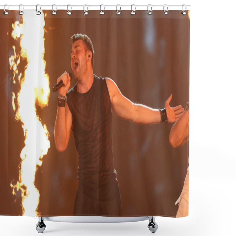 Personality    Imri Ziv From Israel Eurovision 2017 Shower Curtains