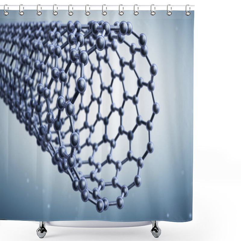 Personality  Graphene Tube Render Shower Curtains