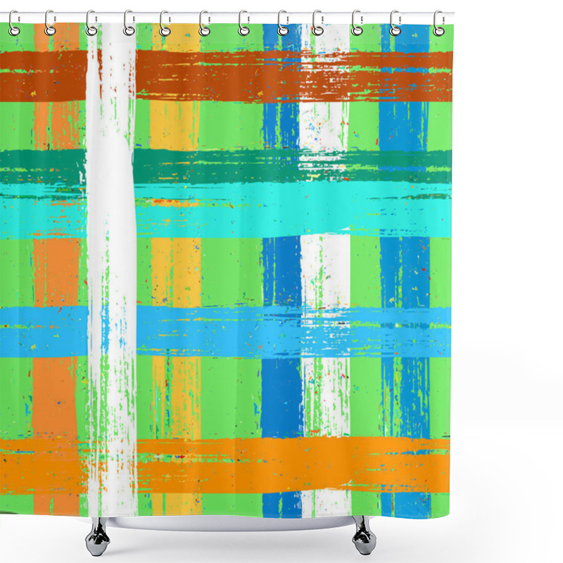 Personality  Geometric Pattern Shower Curtains