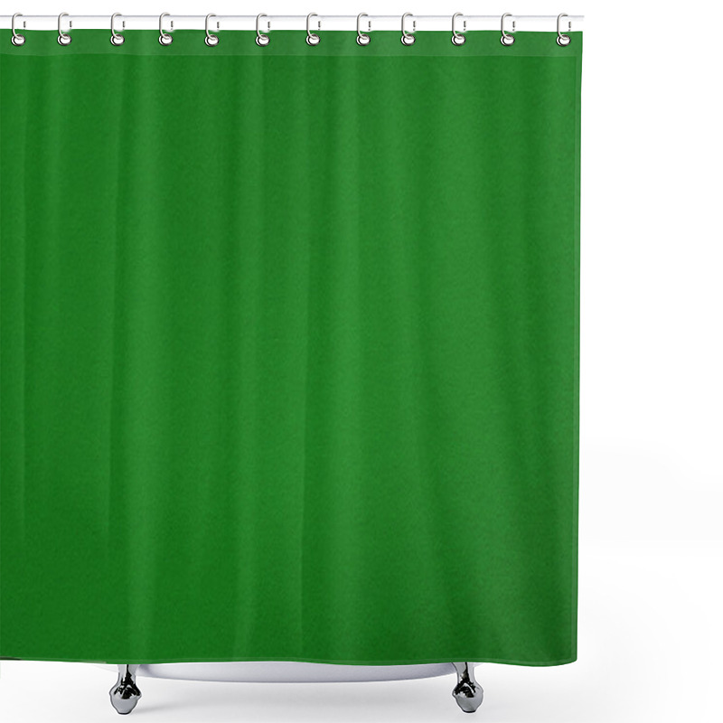 Personality  Green Background With Paper Texture, Horizontal, Blank Space Shower Curtains