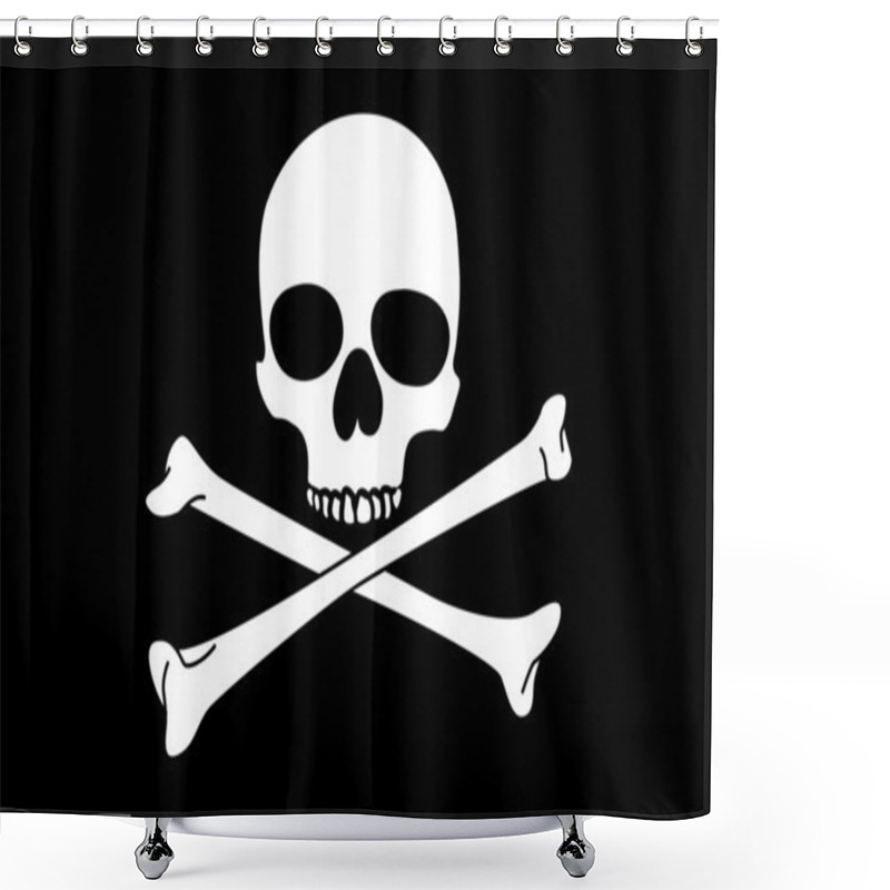 Personality  Jolly Roger Shower Curtains