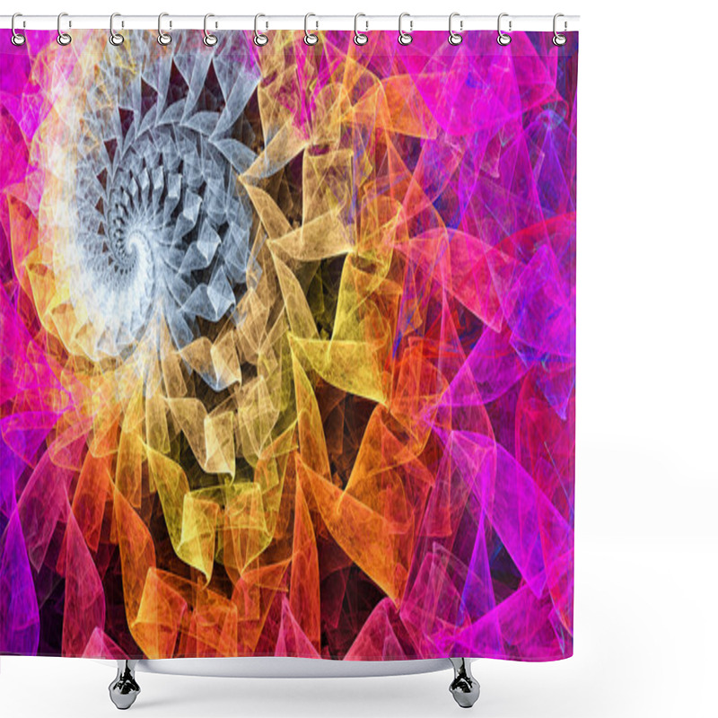 Personality  Time Spiral. Kaleidoscope Of Consciousness. Shower Curtains