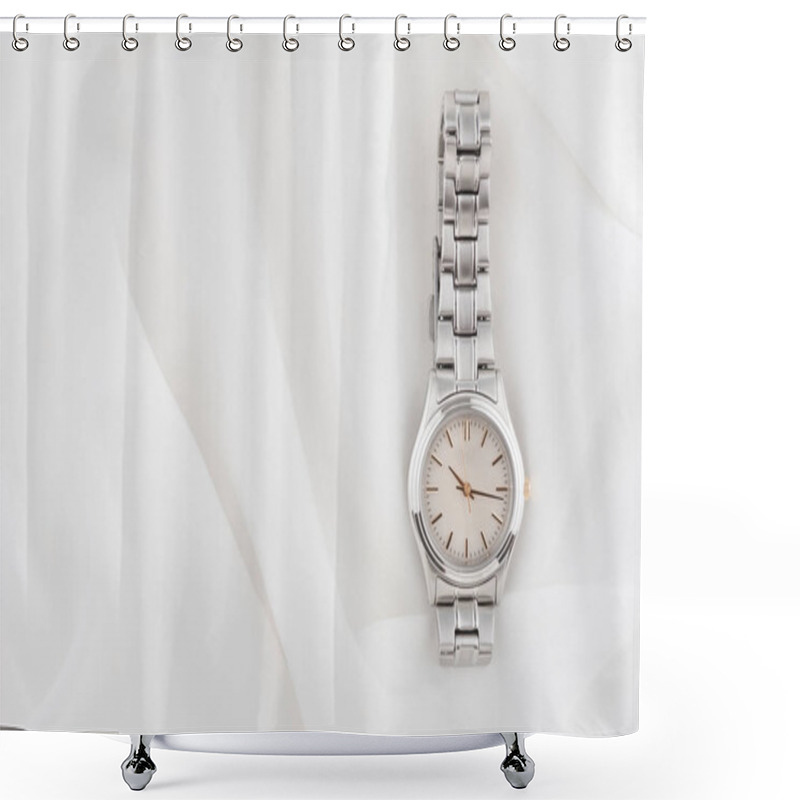 Personality  Luxury Woman Wristwatch Shower Curtains