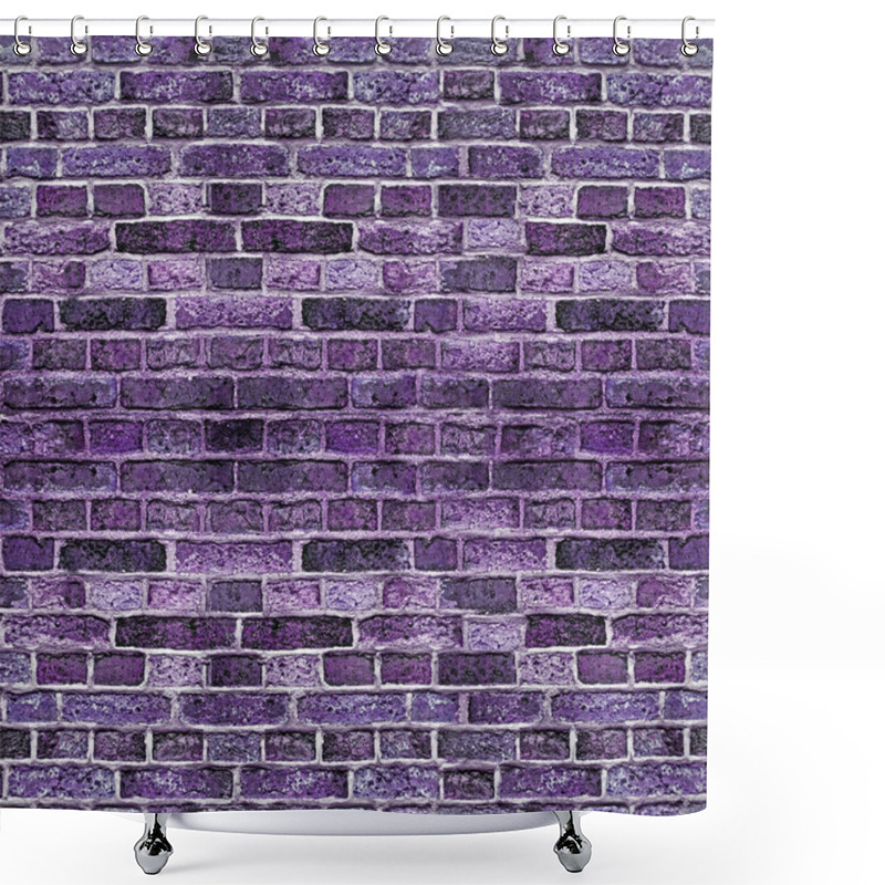 Personality  Grunge Old Brick Wall Background Texture Shower Curtains