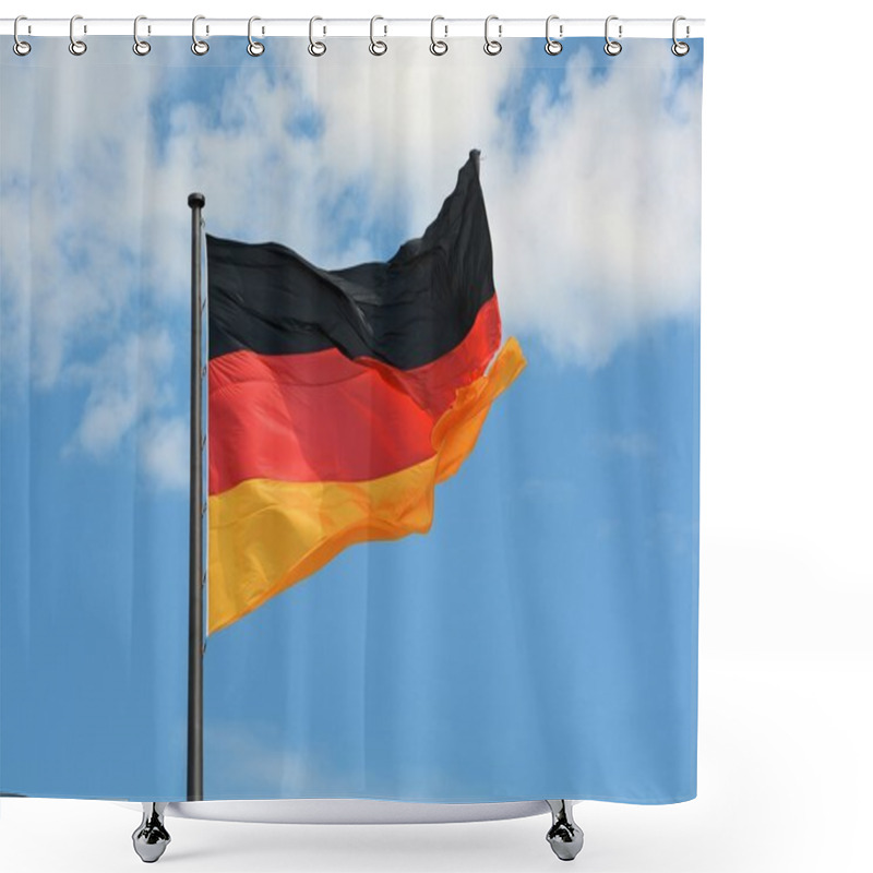 Personality  Flag Of The Federal Republic Of Germany Shower Curtains