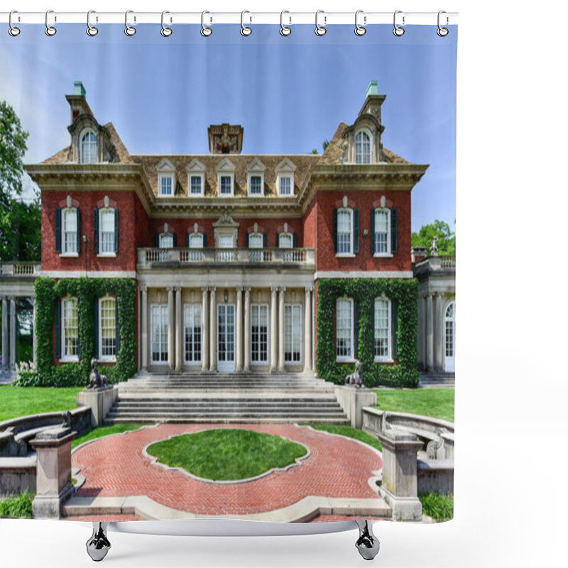 Personality  Old Westbury Gardens Mansion - Long Island Shower Curtains