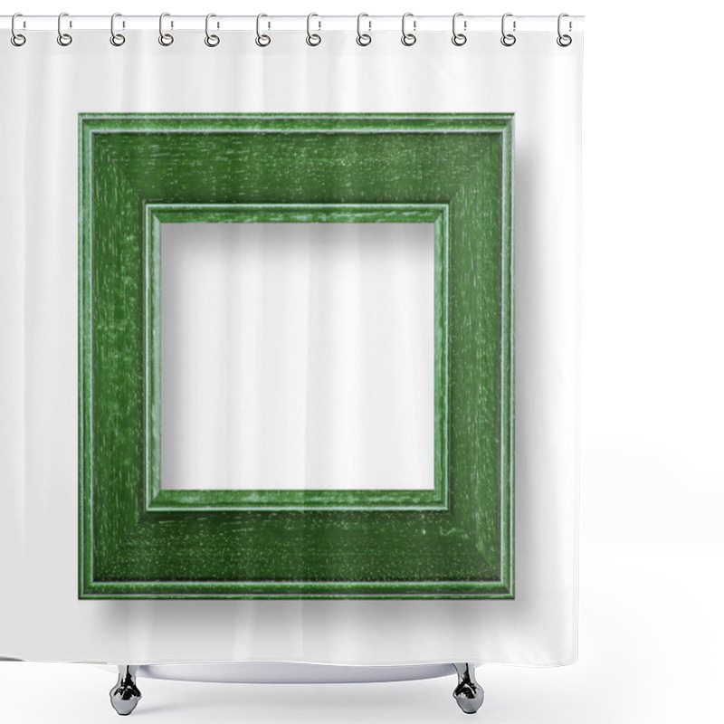 Personality  Green Frame Shower Curtains