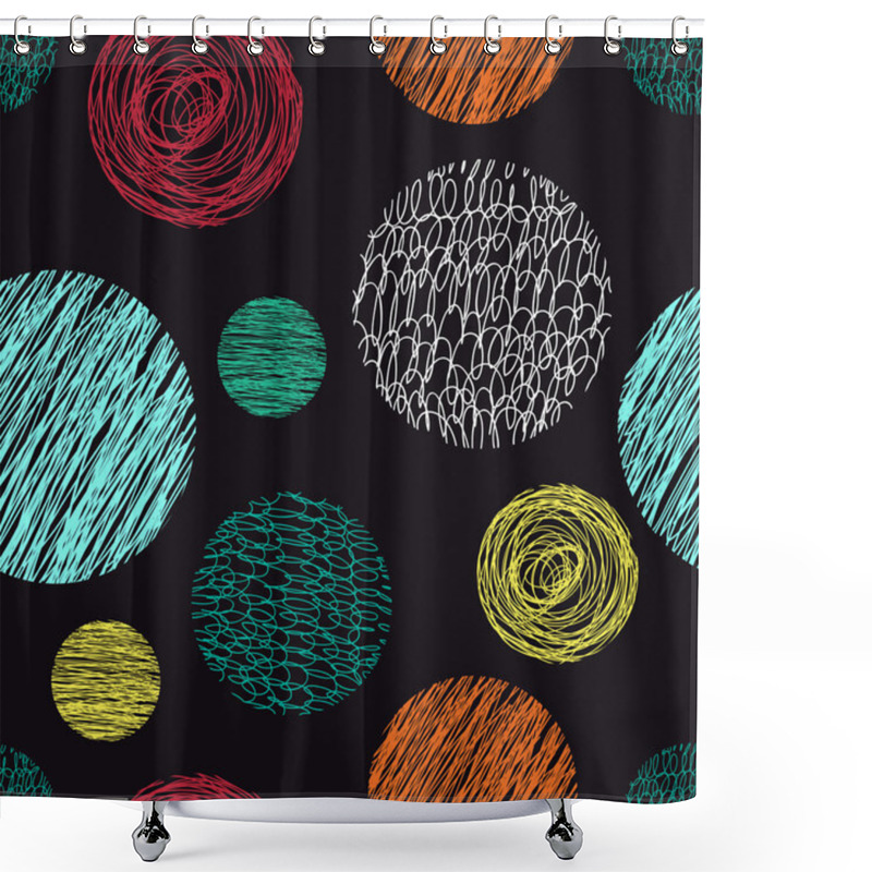 Personality  Hand-drawn Autumn Sale Background. Shower Curtains