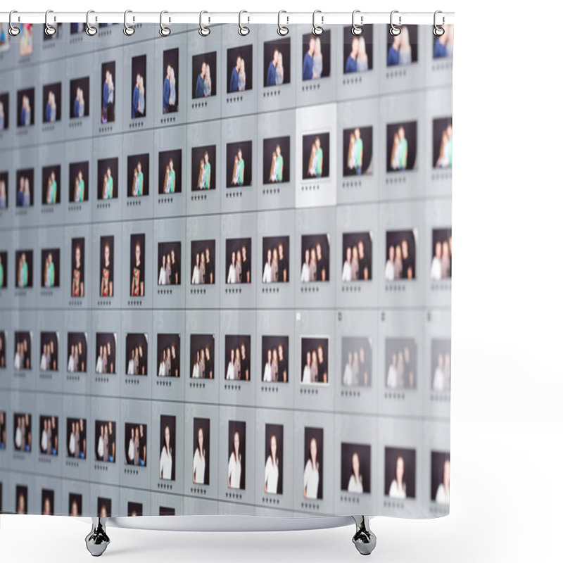 Personality  Close-up Of Photo Editing Software Shower Curtains