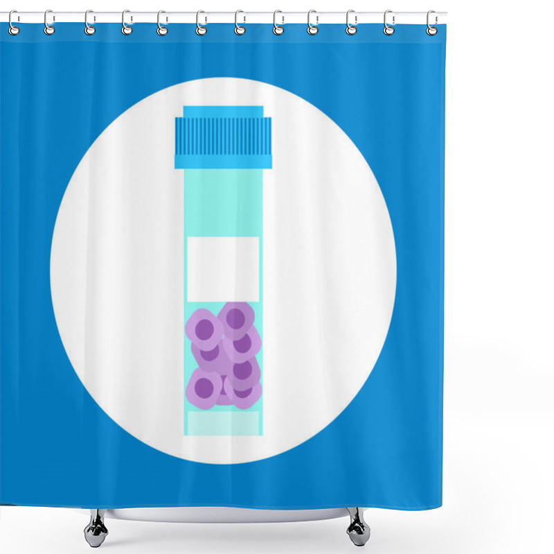 Personality  Stem Cell Banking Shower Curtains