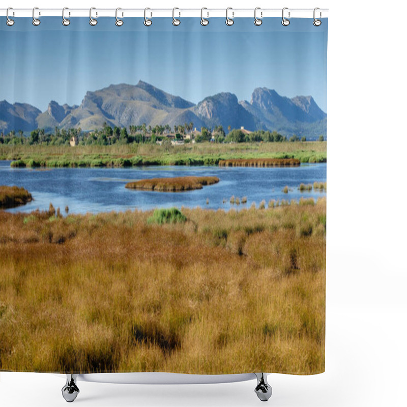 Personality  Reserva Natural De L'Albufereta, Bahia De Pollensa ,Mallorca, Balearic Islands, Spain Shower Curtains