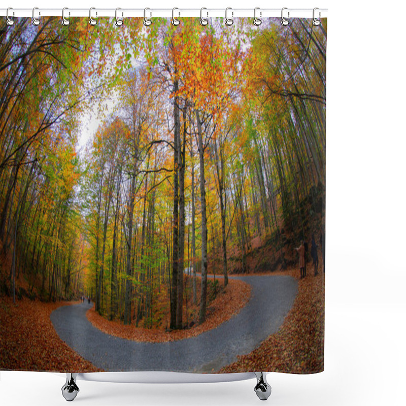 Personality  SevenLakes And Landscape / Bolu - Turkey  Shower Curtains