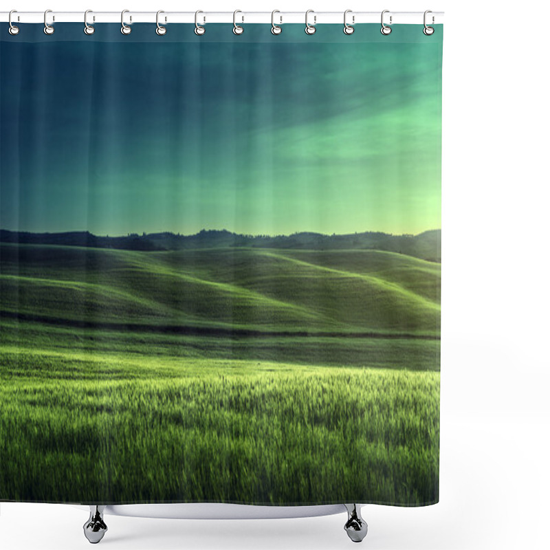 Personality  Tuscany Sunset, Italy Shower Curtains