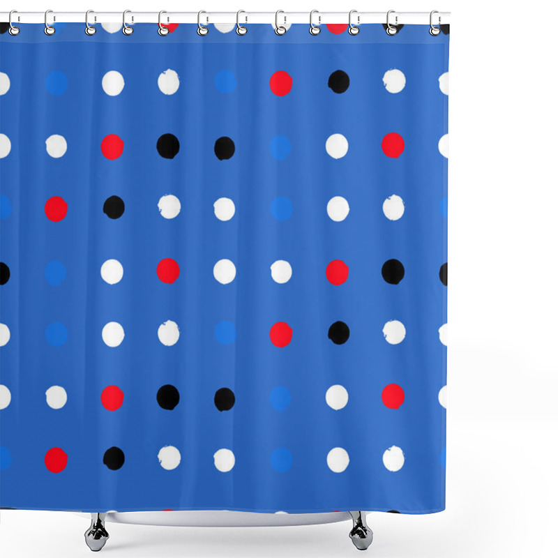 Personality  Polka Dot Pattern Shower Curtains