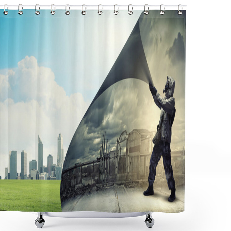 Personality  Stalker Changing Reality Shower Curtains