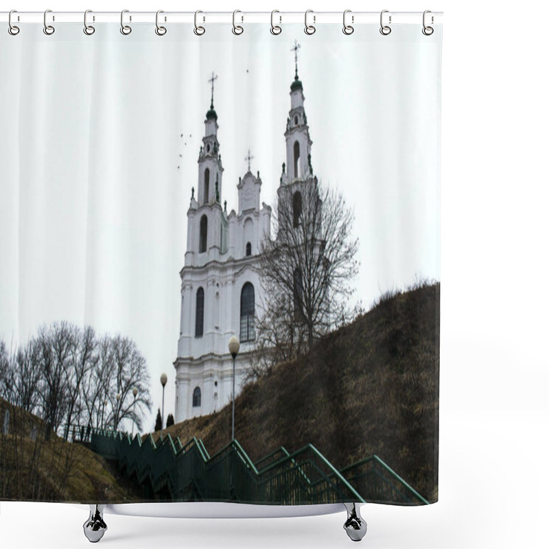 Personality  St. Sophia's Cathedral, The City Of Polotsk, Vitebsk Region, Belarus, March, 2015, Spring, March 8, Shower Curtains