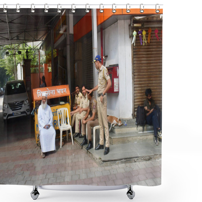 Personality  MUMBAI INDIA NOVEMBER 23: A Desert View Outside Sena Bhavan On November 23 2024 In Mumbai India Photo By Bhushan Koyande Hindustan Times  Shower Curtains