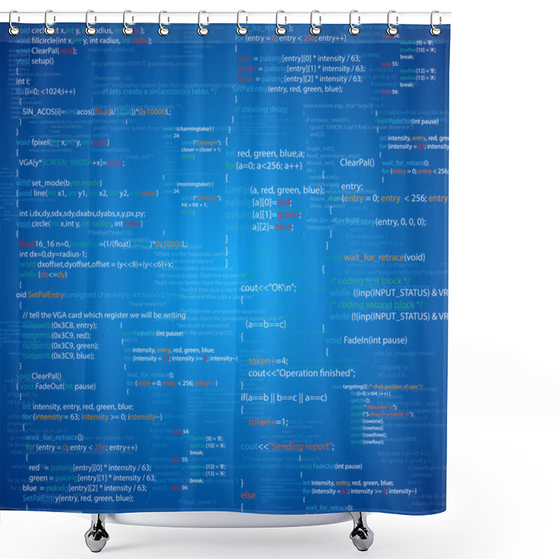 Personality  Script Shower Curtains