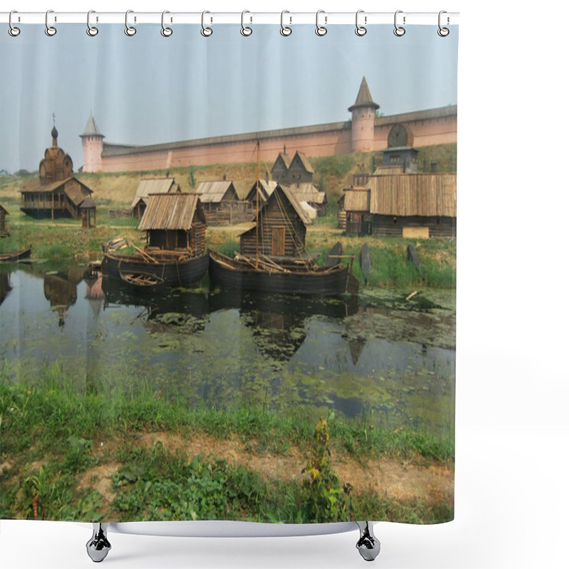 Personality  Saviour-Euthimiev Monastery Fortress, Suzdal, Russia Shower Curtains