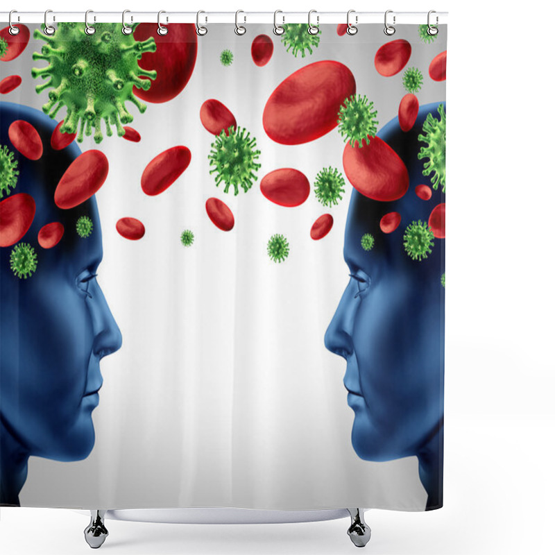 Personality  Blood Transfusion Disease Shower Curtains