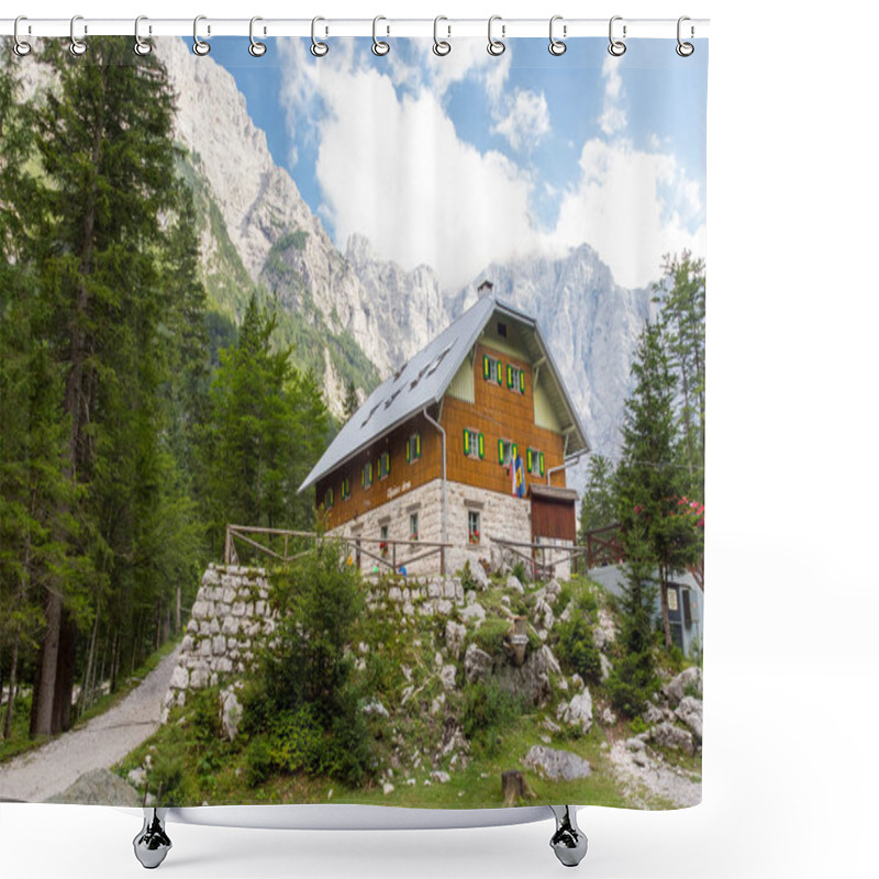 Personality  Aljazev Dom In Vrata Valley, Triglav National Park In Julian Alps, Slovenia, Europe. Shower Curtains