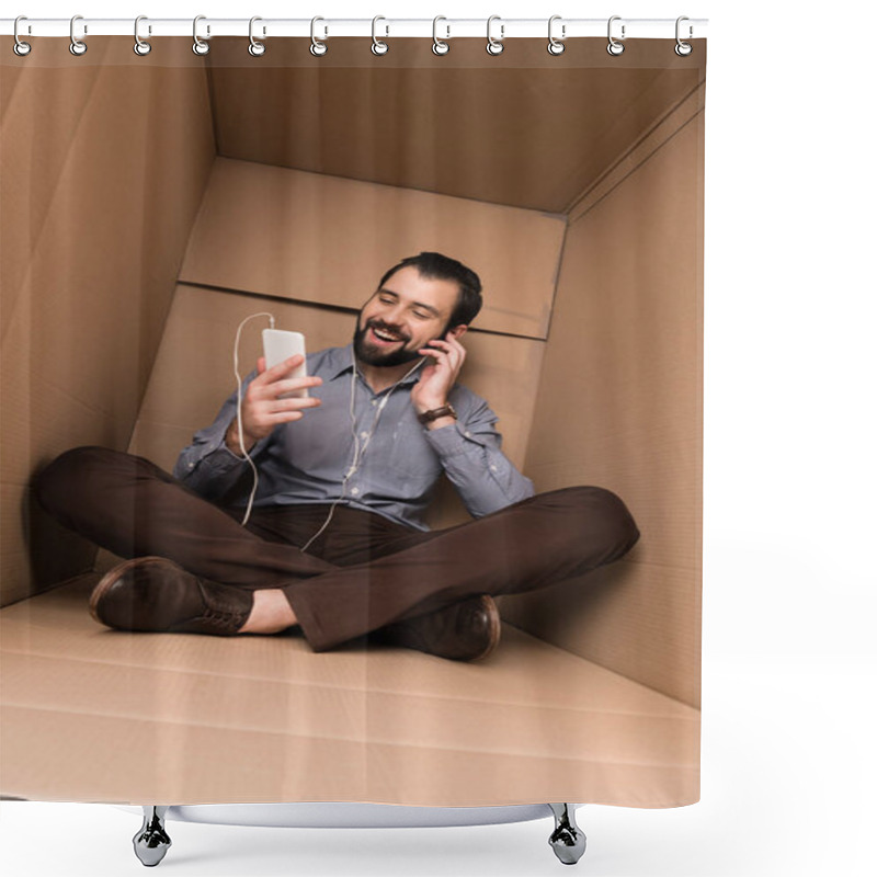 Personality  Introvert Shower Curtains