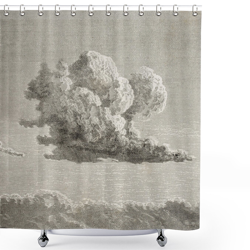 Personality  Cloud Shower Curtains