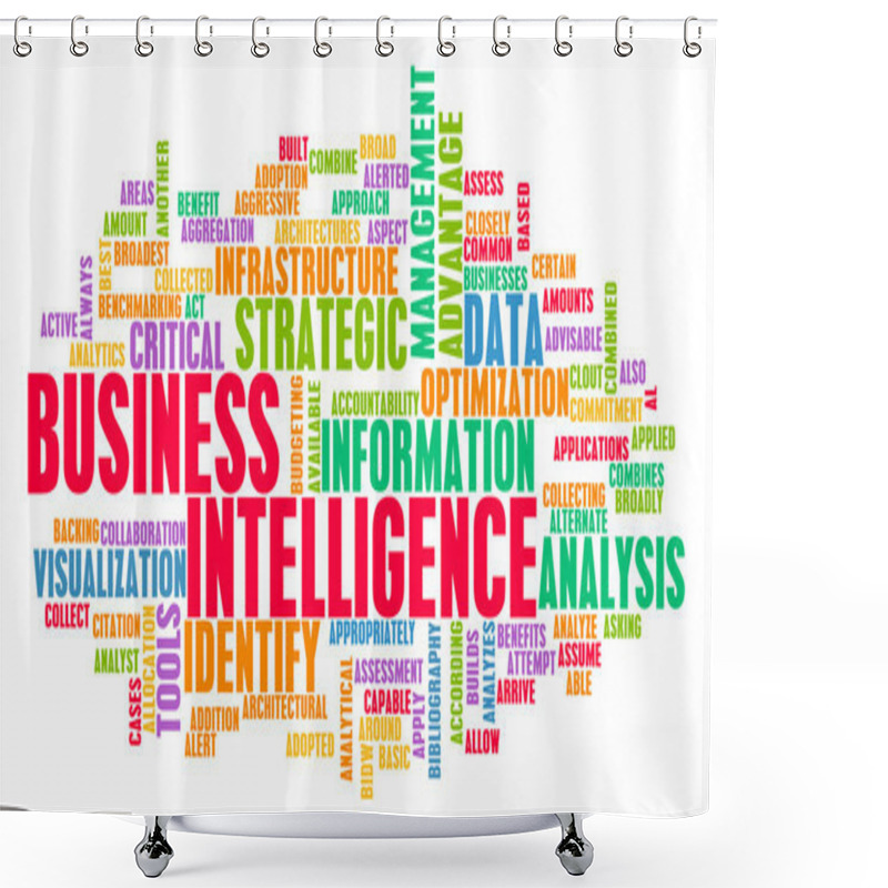 Personality  Business Intelligence Shower Curtains