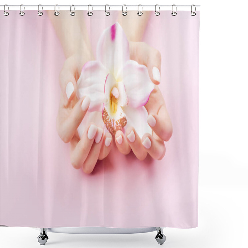 Personality  Beautiful Pastel Manicure Shower Curtains