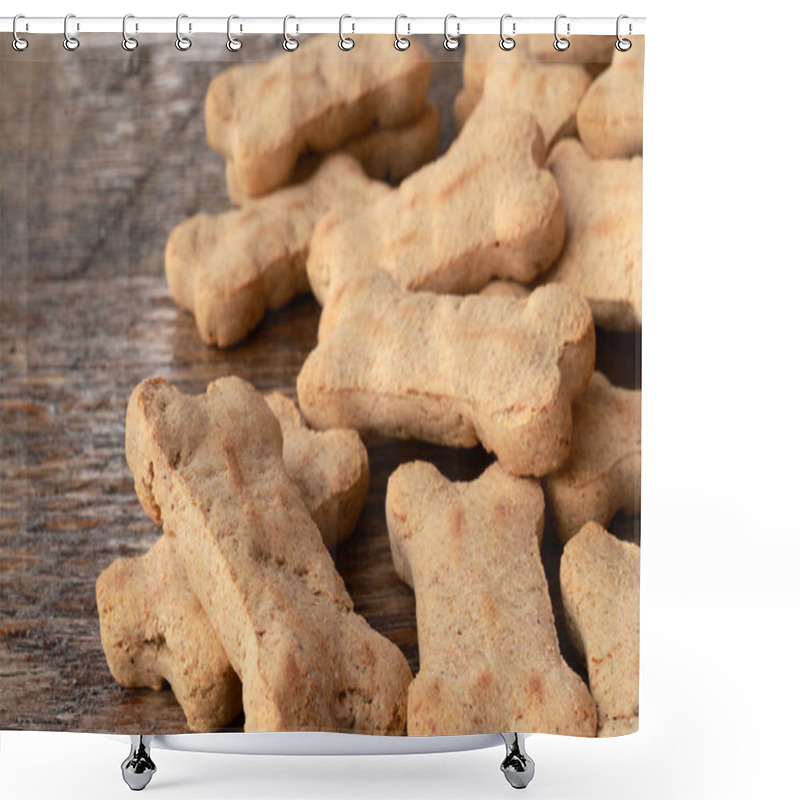 Personality  Dog Treat Background Shower Curtains