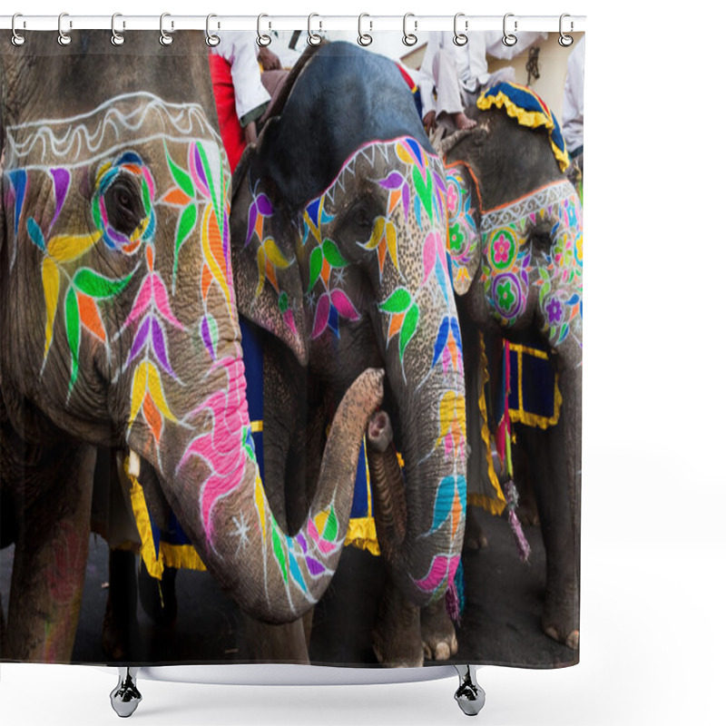 Personality  Gangaur Festival-Jaipur Shower Curtains