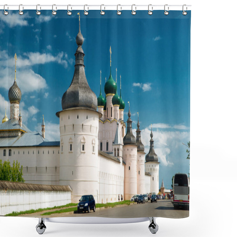 Personality  Kremlin Of Ancient Town Of Rostov The Great, Russia Shower Curtains