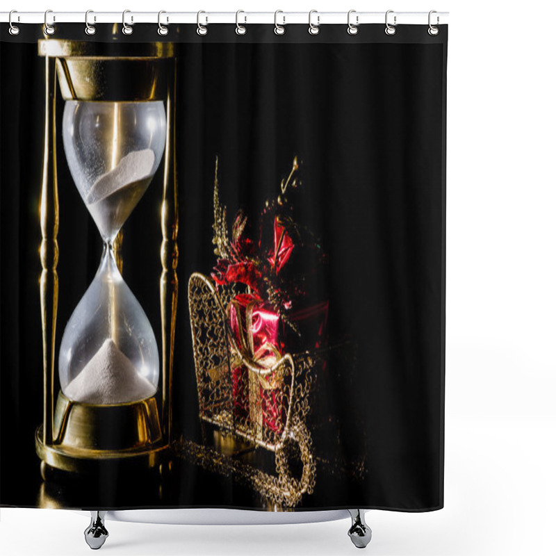 Personality  Christmas Time Concept Shower Curtains