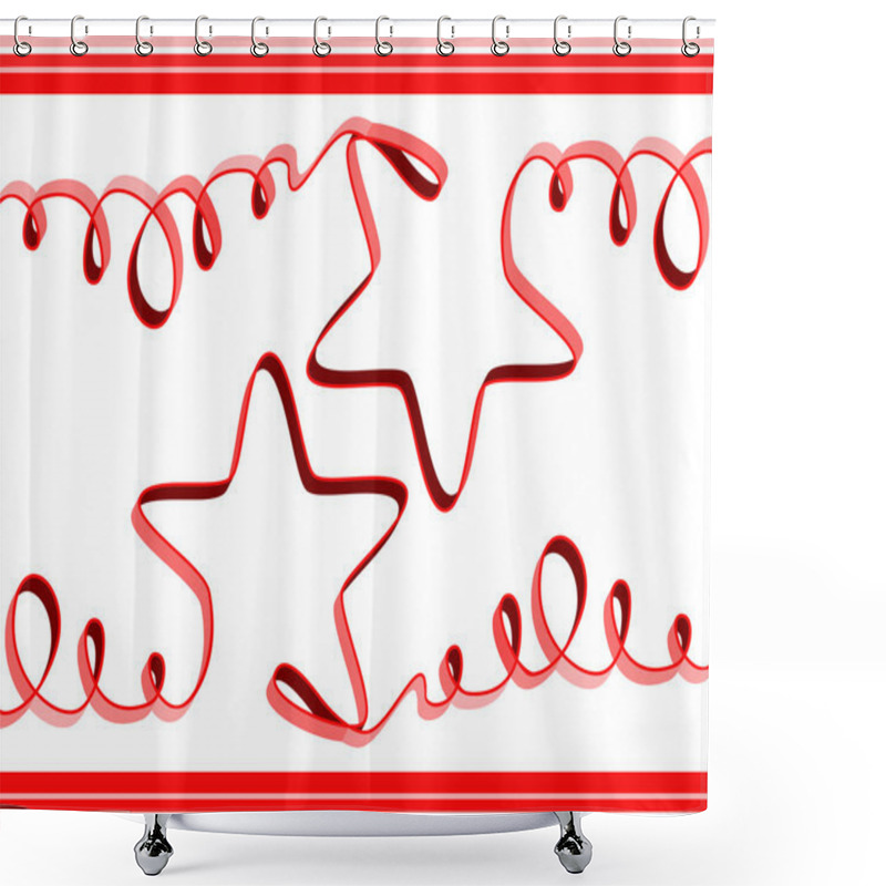 Personality  Vector Background With Stars. Shower Curtains